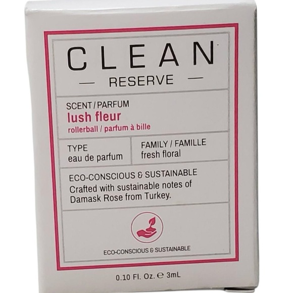 Clean Reserve Lush Fleur Eau de Parfum Rollerball - White and Pink - Picture 1 of 4